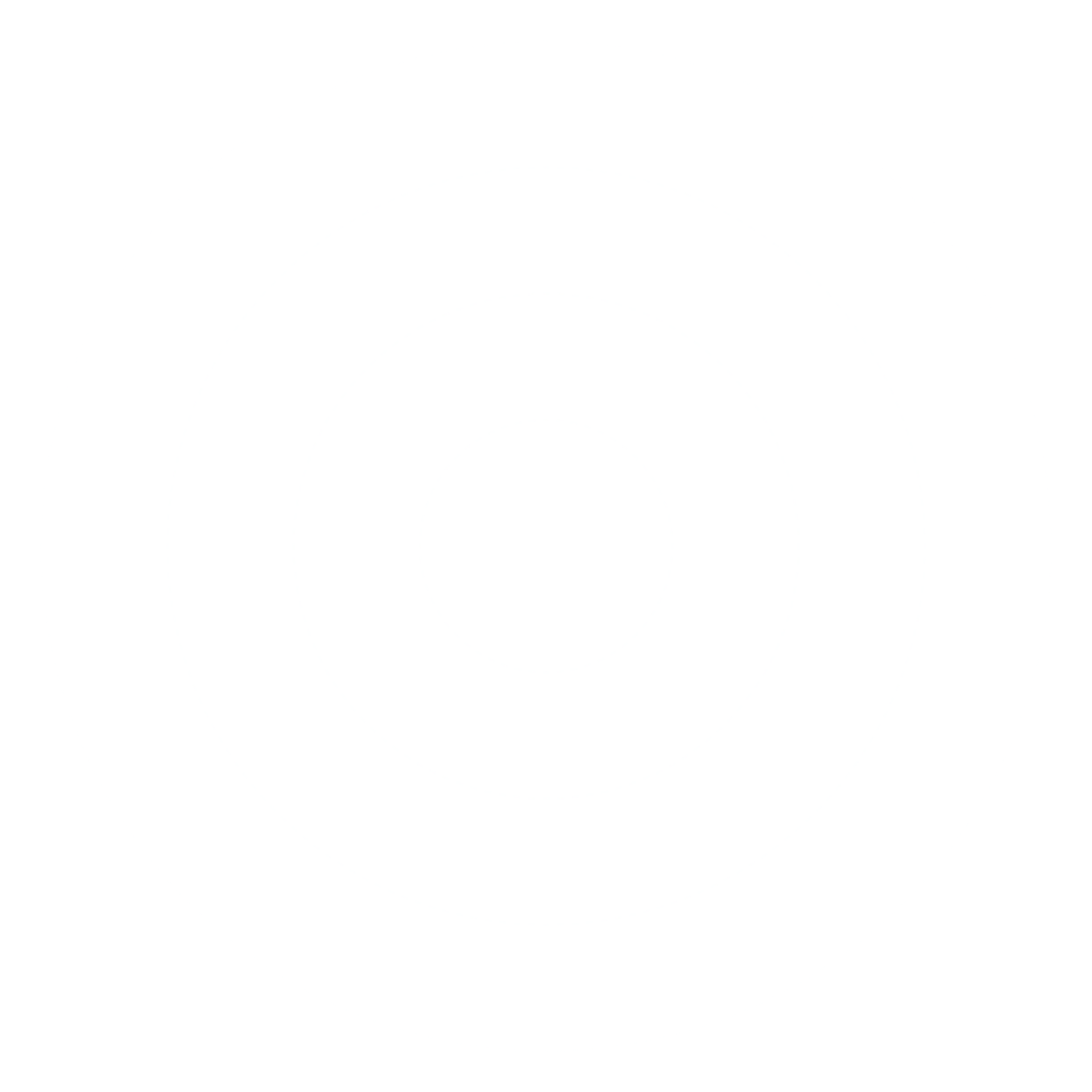 Five concentric dashed white circles centered on a black background